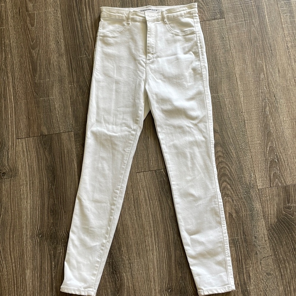 White jeans size 8 from Zara